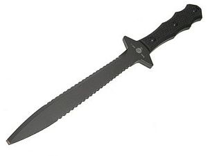 BLACKHAWK! / M.O.D- 25-4 -BESH XSF-1 Steel Fixed Blade Knife ( 4.1" AUS-8A Stainless Steel Blade)