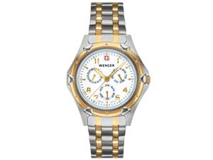 Wenger Men's 73136 White Two-tone Stainless-Steel Swiss Quartz Watch