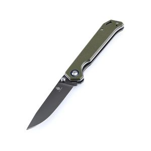 Kizer Begleiter G10 Green V4458A2 (3.56" Grey Ti-Coated)