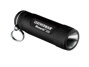 Leatherman Tools- 831132 Monarch , 200 LED  Keychain Flashlight, Black T-6 Aluminum Body,  5 Lumens, With Pocket Clip