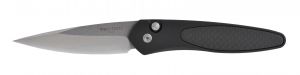 Pro-Tech Knives - 3415 , Newport Sleek  Automatic Folding Knife ,  3'' Stonewash Blade , Carbon Fiber Inlays