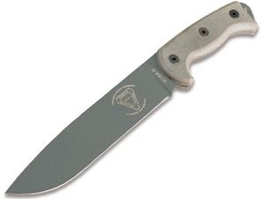 Ontario Knives - 8628 , RTAK II ,  Fixed Blade Knife , 10.2'' Carbon Steel Blade , Micarta Handles , W/ Nylon Sheath