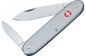Victorinox-53966 Pioneer Settler Swiss Army Silver Alox Knife