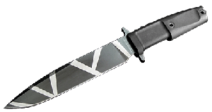 EXTREMA RATIO- FULCRUM S T.T.CAMO Fixed Blade Knife ( 4" Stainless Steel Blade)