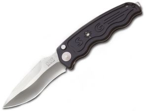 S.O.G Knives-ST-05 , Sog Tac Automatic Folding Knife, 3.5'' Satin Plain Blade,T6 Aluminum Handles, With Pocket Clip, W/ Safety Button