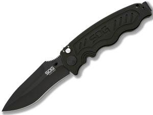 S.O.G Knives-ZM1002 , Zoom Mini Assisted Opening Pocket Knife,3.15'' Drop Point Plain Blade,Anodized Aluminum Handles, W/ Reversible Pocket Clip