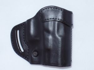 Blackhawk-420508BK-R Compact Askins Leather Holster For Glock-20/21, Right Hand Use, With Adjustable Tension Screws