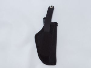 Blackhawk-40HT15BK-R Hip Holster With Thumb Break, For 3-3/4''---4-1/2'' Barrel Large Auto,s , Right Hand Use, Black Nylon, Dual Slot Belt Loops