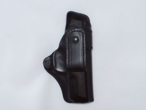 Blackhawk-420418BK-R Inside The Pants Leather Holster For S&W  MP-9/40 -4''  , Right Hand Use, With Adjustable Tension Screw, No-18