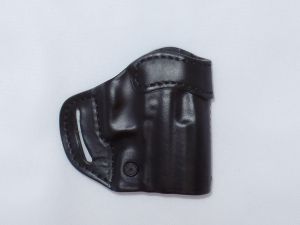 Blackhawk-420504BK-R Compact Askins Leather Holster For -H&K -P2000/USP COMP, Right Hand Use, With Adjustable Tension Screw