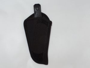 Blackhawk-40HT02BK-R Nylon Hip Holster For 4'' Barrel Medium & Intermediate Double Action Revolvers, With Thumb Break , Dual Slot Belt Loops