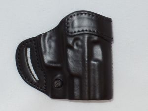 Blackhawk-420509BK-R Compact Askins Holster For Sig Pro 2003/2340/2022, Right Hand Use, Black Leather , With Adjustable Tension Screw