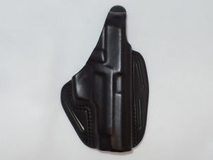 Blackhawk-420014BK-R CQC 3-Slot Pancake Holster For Sig-220/226 , Black Leather, Right Hand, With Reinforced Thumb Break