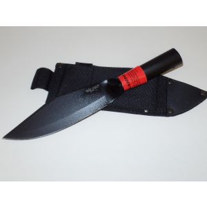 Cold Steel Knives-95BBUS , Bushman Bowie Fixed Blade Knife,7'' Carbon Plain Blade, Hollow Handles For Survival, Black Cordura Belt Sheath, Rare, Discontinued