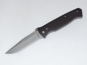 Timberline Knives-10413 Sidelock Folding Automatic D/A  Pocket Knife By Butch Vallotton, 3.5'' Plain Blade, Zytel Scales,With Pocket Clip