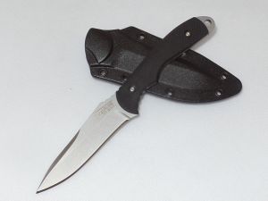 Timberline Knives-7223 Mini Pit Bull Neck Knife By Greg Lightfoot, With Kydex Sheath, 3'' Plain Blade, Zytel Scales