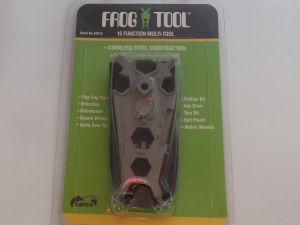 GATCO -61815 - FROG TOOL - 15 Function Multi-Tool - Stainless Steel Construction - Perfect For Emergencies - Wrenches - Screwdriver - Plug Gap Tool