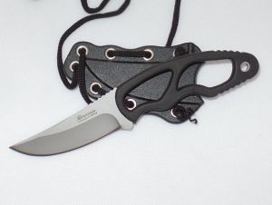 Boker Knives-02MB210 Magnum Neck Flash Tactical Knife, With Molded ABS Sheath & Lanyard, 440 Stainless Steel Blade