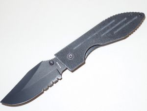 Ka-Bar Warthog Folder II Black G10 Handles, Combo Edge, Knife