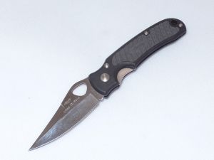 Junglee Knives-Mini Tri-Point Folding Pocket Knife, with Pocket Clip, 2-5/8' Plain AUS-10 Blade, Made In Japan, No Box