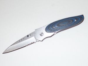 CRKT-8012 Viele Designed Wasp Folding Pocket Knife, Liner Lock, G-10 Handles, With Pocket Clip, Titanium Frame