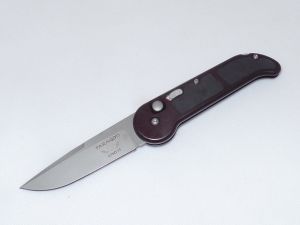 Paragon Knives-ATKO -11 LUDT Automatic Folding Knife, 3-3/8'' Drop Point Plain Blade, With Safety, Rare & Original, 440C Blade, No Box