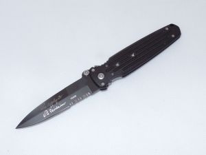 Gerber-05786 Covert Double Bevel Black serrated knife