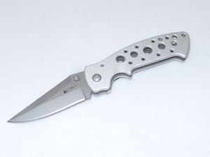 CRKT-7772 Crawford/ Kasper  Professional Folding Knife, Plain Blade, With Pocket Clip