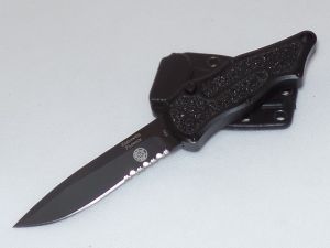 Blackhawk /M.O.D - 46-4 , Elishewitz Phoenix  Neck Knife , 2'' Part Serrated Blade, W/ Sheath,Rare, Discontinued