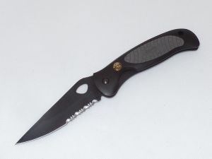 JUNGLEE KNIVES - K02069 - Folding Pocket Knife - (3-15/16" ATS - 34 Steel Alloy Blade) - Aluminium Handles
