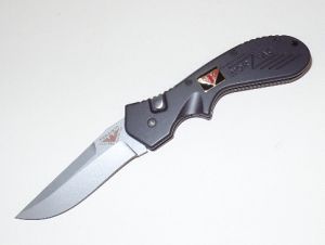 Paragon Al mar Mini Wortac  Bead Blast Automatic Folding Knife
