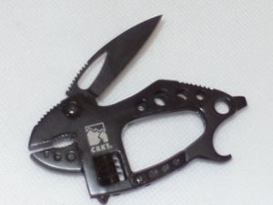 CRKT-9075K  Li'L Guppie Multitool, With Carabiner , Pocket Clip, Designed By Launce Barber & Tom Stokes