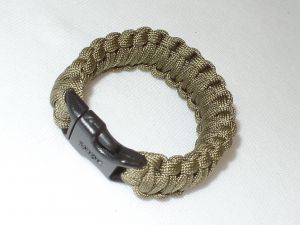 CRKT-9300 DS - Para Saw Survival Bracelet By Ken Onion, Small, Od Green, W/ Quick Release Buckle