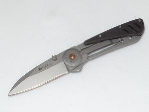 CRKT-5570  H.U.G Folding Pocket Knife By Ed Halligan, 2.3'' Bead Blast Blade, With Pocket Clip