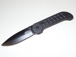 Timberline Knives-1143 , Kickstart OCHS, Timberline-Vallotton Assisted Knife, 3.75'' Black Plain Blade,Zytel Handles, W/ Pocket Clip