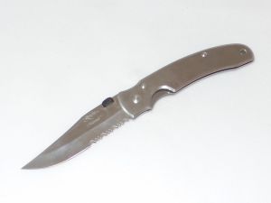 JUNGLEE - K02014 - Marshall - Folding Pocket Knife - (3 5/8" ATS - 34 Stainless Steel Blade) - Reversible Steel Belt Clip