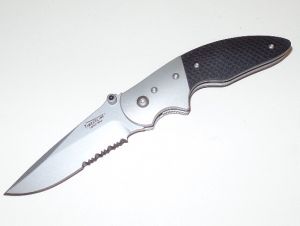 Timberline Knives-7541 , Zambezi Backup Folding Pocket Knife  Designed By Lightfoot, 3.20'' Part Serrated Blade, Zytel Handles,Discontinued