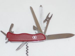 Victorinox- 53847 -Tradesman Multi Tool Knife -  ( 4 3/8" w/Red Nylon Handle )