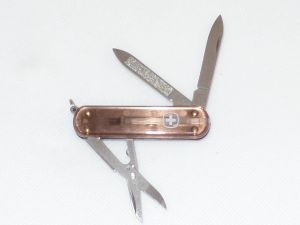 Wenger Knives-16142 , Esquire Microlight Pocket Knife,1.75' Pen Blade, Multitool, Key Ring, Tweezers, Rare, Discontinued , Smoke Grey Translucent Handles