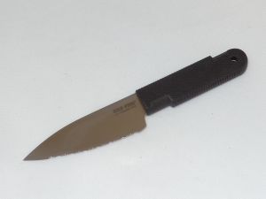 Cold Steel Knives-45K4S , Kitchen Knife, 4'' VG-1 Stainless Blade, Black Kraton Handles, W/ Lanyard Hole, Rare, Discontinued