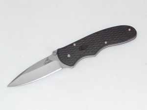 Gerber Knives-22-47162 , Fast Draw Assisted Opening Knife, 2.99''Plain Blade, Black Nylon Handles, W/ Pocket Clip, No Box