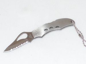 Spyderco Knives-BY11S  , Finch Bryd Serioes Folding Knife, 1.875'' Part Serrated Blade, Stainless Steel Handles, Pocket Clip, Rare,. Discontinued