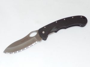 Cold Steel Knives-57LDS , ProLite Folding Pocket Knife,4'' Drop Point Serrated Blade,Zytel Handles, Rare, Discontinued