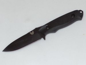 Benchmade Knives-147BK , Nim Cub II, Tactical Fixed Blade Knife, 3.5'' Black Tanto Blade, Noryl GTX Handles, W/ Sheath, Rare, Discontinued