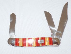 CASE- 05324 -Stockman Candy Strp Folding Pocket Knife ( 1.5" Stainless Steel blade ) 05324