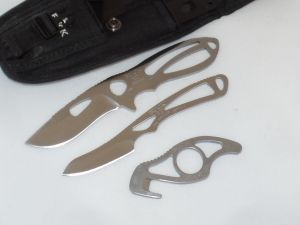 Buck Knives-0141SSSVP-B , Paklite Field Master , Fixed Blade Knife Set, W/ Carrying Sheath, Guthhok,Skinner, Caper, Multitool
