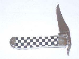 CASE- 08664 - Russlock Checker Folding Pocket Knife ( 2.5" Stainless Steel Blade)