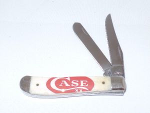 CASE- 08633 - Mini Trapper Natrl Folding Pocket Knife ( 2.5" Stainless Steel Blade)