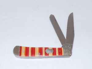 CASE- 05319 -Trapper Candy STRP Folding Pocket Knife ( 2.5" Stainless Steel Blade )