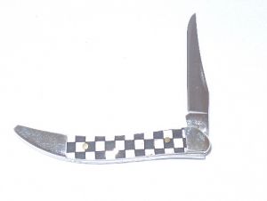 CASE- 08662 - Tiny Toothpick Checker Folding Pocket knife ( 2" Stainless Steel blade)